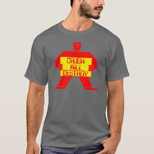 Crush. Dood! Vernietig! Shirt Robot (Voorkant)