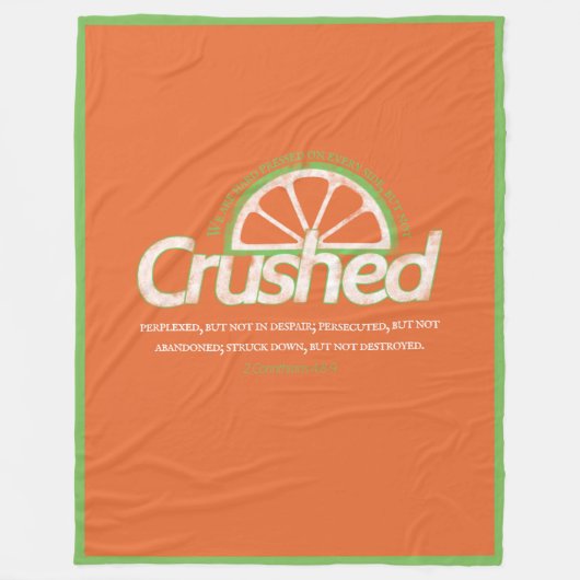 Crush Fleece Blanket (Voorkant)