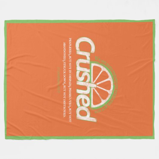 Crush Fleece Blanket Deken (Voorkant (Horizontaal))