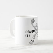 Crush het koffiemok (Voorkant links)