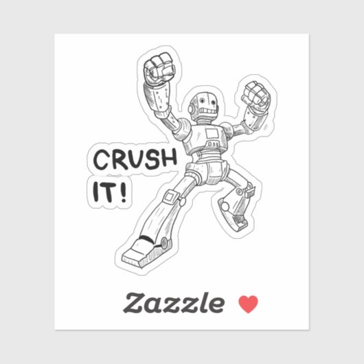 Crush het sticker (Vel)