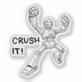 Crush het sticker (Voorkant)