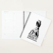 Crush It! Motiverende tekst | Hagedis Planner (Display)