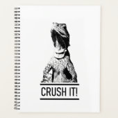 Crush It! Motiverende tekst | Hagedis Planner (Voorkant)