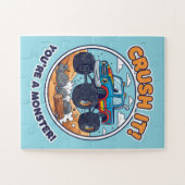 Crush It! You're A Monster! - Epic Cartoon Monster Legpuzzel (Horizontaal)