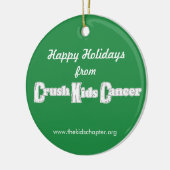 Crush Kinder Cancer Ornament (Links)