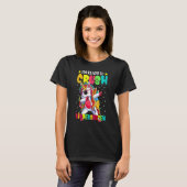 Crush Kindergarten Dabbing Unicorn Back To School  T-shirt (Voorkant volledig)