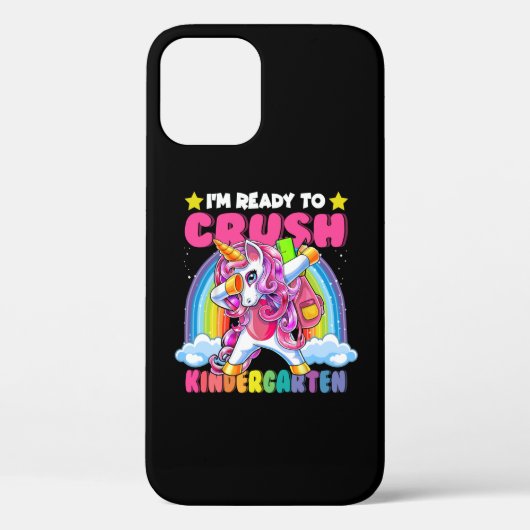 Crush Kindergarten Dabbing Unicorn Terug naar scho Case-Mate iPhone Case (Achterkant)