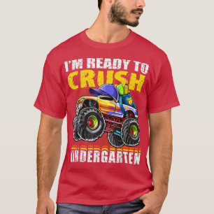Crush Kindergarten Monster Truck Backpack T-shirt
