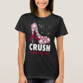 Crush Multiple Myeloma Awareness High Heel Warrior T-shirt (Voorkant)