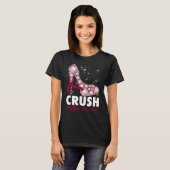 Crush Multiple Myeloma Awareness High Heel Warrior T-shirt (Voorkant volledig)