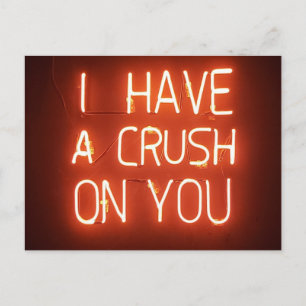 Crush op je briefkaart