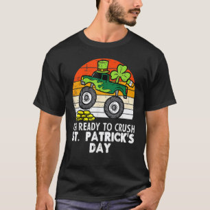 Crush St Patricks Day Monster Truck Toddler T-shirt