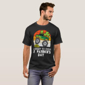 Crush St Patricks Day Monster Truck Toddler T-shirt (Voorkant volledig)