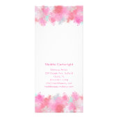 Crushed Blush Pink Make-up Rack Kaart (Achterkant)
