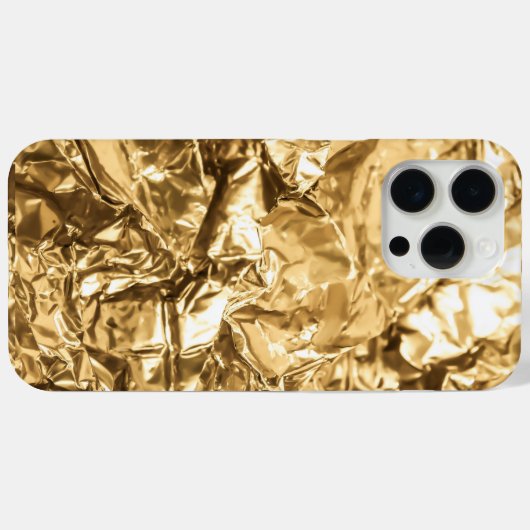 Crushed Golden Folds Case-Mate iPhone Case (Achterkant (horizontaal))