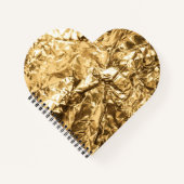 Crushed Golden Folds Notitieboek (Voorkant)