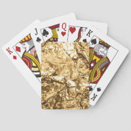 Crushed Golden Folds Pokerkaarten