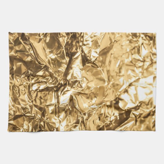 Crushed Golden Folds Theedoek (Horizontaal)
