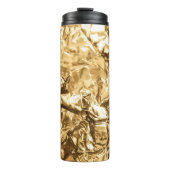 Crushed Golden Folds Thermosbeker (Voorkant)