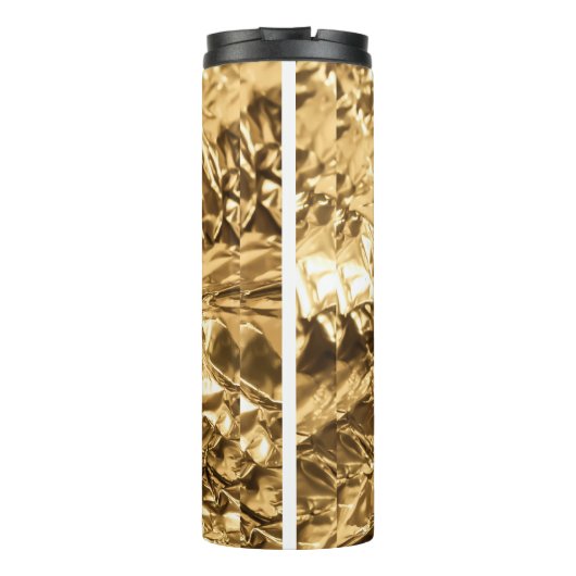 Crushed Golden Folds Thermosbeker (Achterkant)