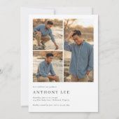 Crushed It PhotoPop Graduation Party Kaart (Achterkant)