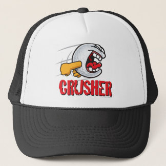 Crusher Cartoon Golf Ball voor een lange-band Hitt Trucker Pet