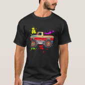 Crusher Trucks 4x4 Short Bed Bump Side Pickup Truc T-shirt (Voorkant)