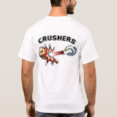 Crushers Softball T-shirt (Achterkant)