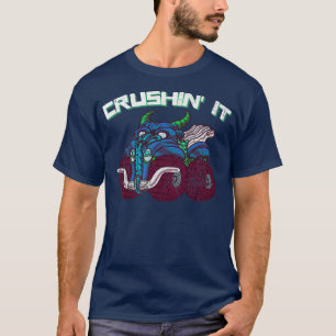 Crushin' Goblin Monster Truck  Retro 251 T-shirt