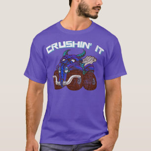 Crushin' Goblin Monster Truck Retro T-shirt