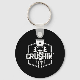 Crushin' It Notenkraker Noten Xmas Merry Christmas Sleutelhanger