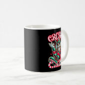 Crushin' It Notenkraker Xmas Funny Christmas Manne Koffiemok (Voorkant rechts)