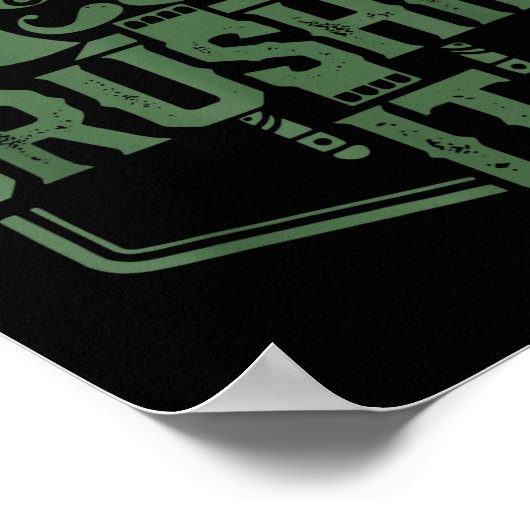 Crushin' It Nutcracker Christmas Xmas  Poster (Hoek)