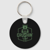 Crushin' It Nutcracker Christmas Xmas  Sleutelhanger (Voorkant)