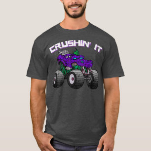 Crushin' Monster Truck  Retro 265 T-shirt