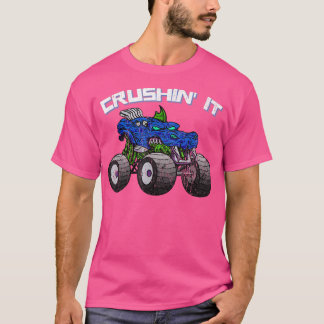 Crushin' Monster Truck  Retro 272 T-shirt
