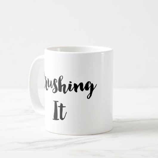 Crushing it Coffee of Tea Mok (Voorkant links)