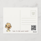 Crushing It – Funny Gym Briefkaart met Nino & Dog (Achterkant)