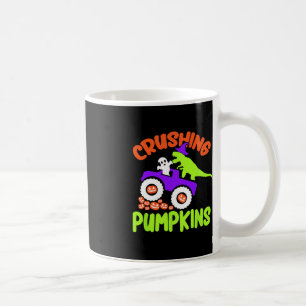 Crushing Pumpkins Lazy Halloween Costume Cute Dino Koffiemok