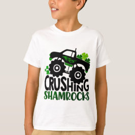 Crushing Shamrocks Truck | St. Patrick's Day T-shirt