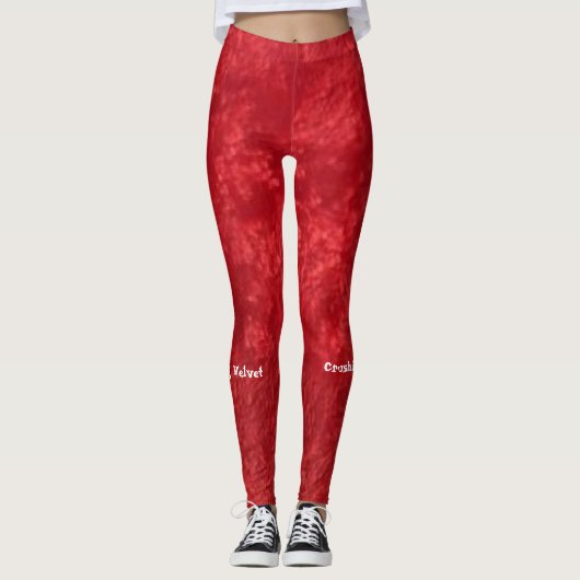 Crushing Velvet Leggins Leggings (Voorkant)