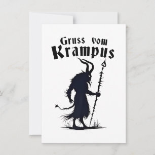 Cruss Vom Krampus Kerstmis Xmas Duivel Griezelen Kaart
