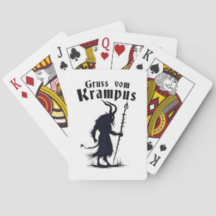 Cruss Vom Krampus Kerstmis Xmas Duivel Griezelen Pokerkaarten