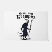 Cruss Vom Krampus Kerstmis Xmas Duivel Griezelig Deurmat (Voorkant)