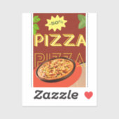 "Crust & Craft: Een Pizzaverhaal" Sticker (Vel)