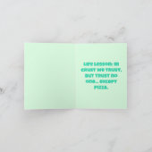 Crust No One - Grappige pizza met een vertrouwenst Kaart (Binnen)