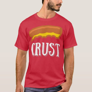 Crust Pizza Italy Kitchen Italië Mannen Vrouwen Ki T-shirt