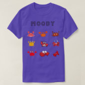 Crustacean Core Moody Crab T-shirt (Design voorkant)