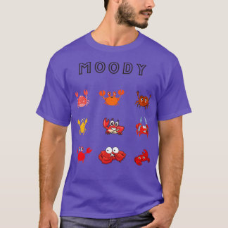 Crustacean Core Moody Crab T-shirt